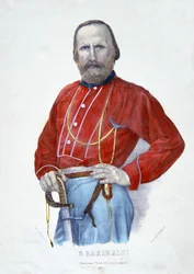 Garibaldi, illustration från The History of Italy