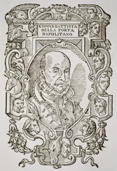 Giovanni Battista della Porta (1535-1615) från hans bok, Delle Celeste Fisionomia, Padua 1616, illustrerad i History of Magic, publicerad i slutet av 1800-talet