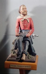 Giuseppe Garibaldi (1807-82), ca 1860 (målad terrakotta)