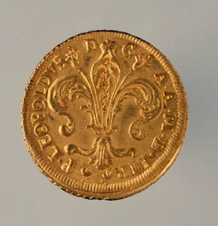 Gyllene ruspone från Florens, regeringstid av Leopold II romerska kejsaren (1747-1792)