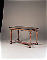 Inlagt bord, Rom, ca 1730