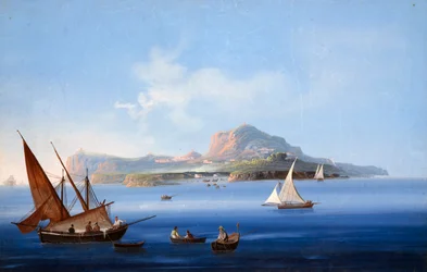 Isle of Capri (gouache)