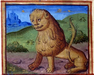 Italienskt horoskop, mitten av 1400-talet.