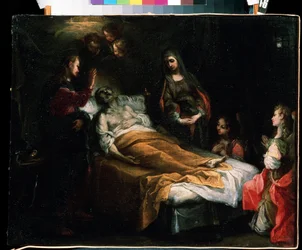 Italiensk skolmålning från 1600-talet Mikhail Kroshitsky Art Museum, Sevastopol (Sevastopol) Ukraina