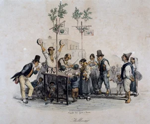 Melonförsäljare, Italien