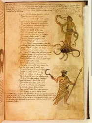 Ms Ital 483 P.4.7 f.160v Serpentarius och Bootes, från 