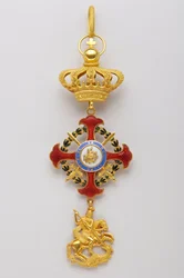 Orden Saint George of the Reunion: insignier tillhörande kungahusets suveräner (1800-1850)
