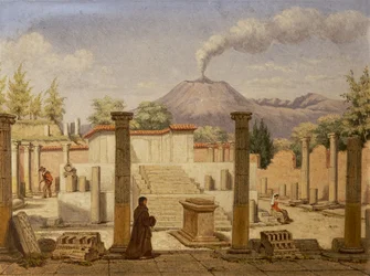 Pompeji, ca 1840