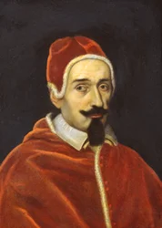Porträtt av Alexander VII, 57 år