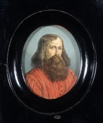 Porträtt av Garibaldi. Risorgimentos museum. Milano