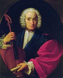 Porträtt av Giovanni Sebastiano Paradisi (olja på duk)