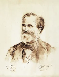 Porträtt av Giuseppe Verdi