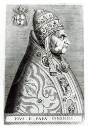 Porträtt av påven Pius II
