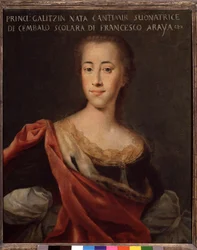 Porträtt av prinsessan Galitzine