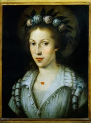 Porträtt av Sainte Marie Madeleine av Pazzi, Sainte Mary Magdalene de Pazzi
