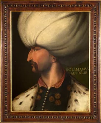 Porträtt av Suleyman Ier den magnifika