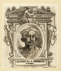 Porträtt av Vincenzo Tamagni, italiensk renässansmålare