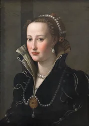 Porträtt av en dam, möjligen Isabella de Medici