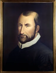 Porträtt av den italienske kompositören Giovanni Pierluigi da Palestrina (1525-1594).
