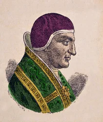 Porträtt av påven Agapet II (946-955)