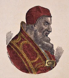 Porträtt av påven Jean IV
