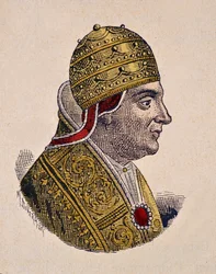Porträtt av påven Johannes XIII (Giovanni, Ioannes) (965-972)