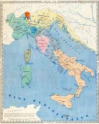 Primära städer i Italien, från "Geografin i korthet