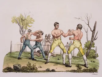 Pugilister, plansch 31 ur Nationernas historia