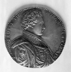 Relief föreställande greve Giovanni Pico della Mirandola (1463-94)