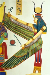 Representation of Isis, illustration från Monuments of Egypt and Nubia, av Ippolito Rosellini