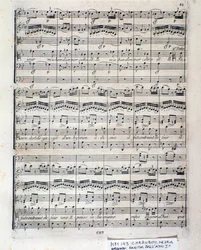 Noter av Medea (akt 1), opera av Luigi Cherubini