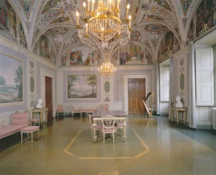 The Audience Room, fresker målade av Matteo Rosselli (1578-1650) 1623