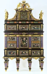 Badminton-skåpet, cirka 1720-32