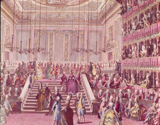 Balen på Teatro San Benoit i Venedig den 22 januari 1782, sent 1700-tal