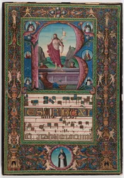 Uppståndelsen, norra Italien, ca 1500 (tempera på veläng)