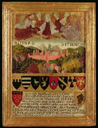 Jungfrun skyddar Siena från jordbävningen 1466