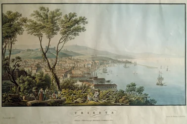 Trieste, tryck, Italien