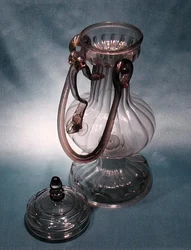 Venetiansk ewer (rosa glas)