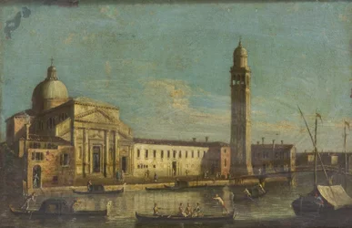 Venedig, San Pietro in Castello (olja på duk)