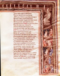 View of the Underworld, illustration för Furious Hercules av Seneque (miniatyr