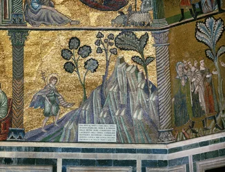 Johannes Döparen i öknen (mosaik)