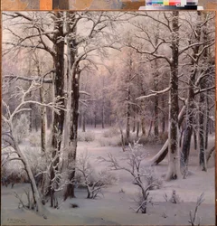 Frost (Rimfrost) - Målning av Ivan Avgustovich Velz (1866-1926), olja på duk
