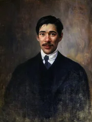 Porträtt av Korney Chukowsky, ca 1909