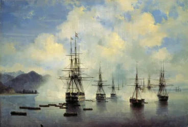 General N.Raewskis landstigning i Subaschi i juli 1839.