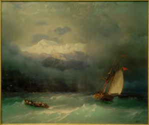 I.K. Aivazovsky, Stormy Sea
