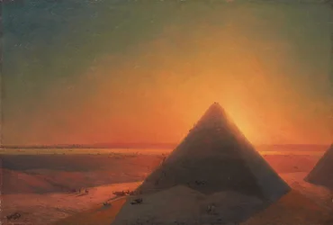Den stora pyramiden i Giza, 1878