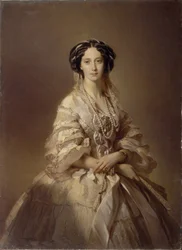 Porträtt av Maria Alexandrovna 1824-1880, Rysslands kejsarinna