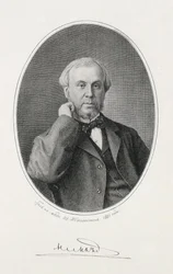 Porträtt av Nikolay Alexeyevich Milyutin 1818-1872, 1883