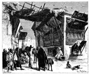 En skola i Fez, Marocko, 1895.