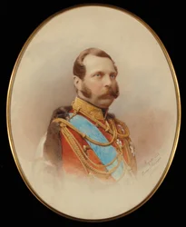 Porträtt av Alexander II (1818-1881)